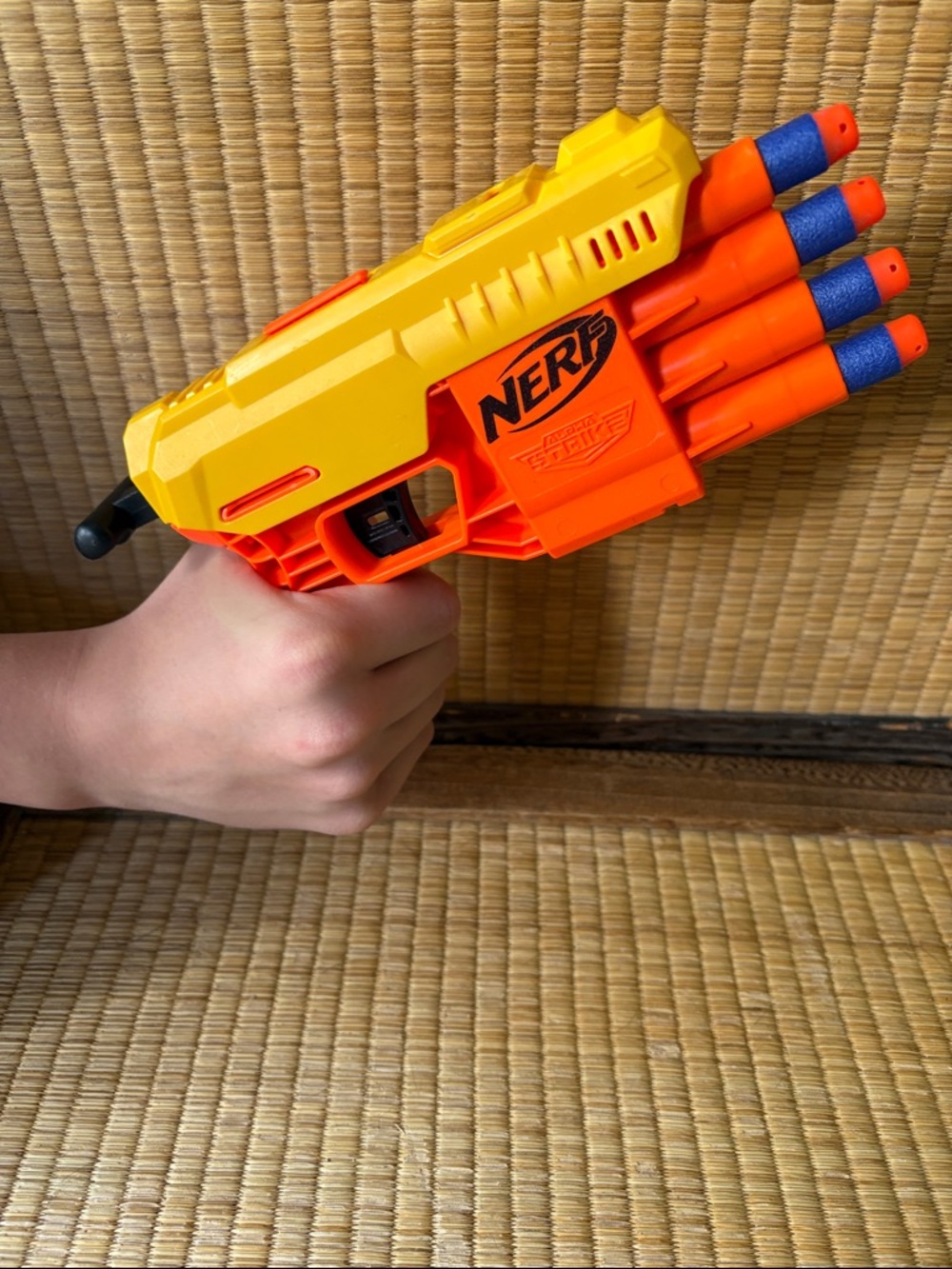 ☀️NERF: Alpha Strike Fang QS-4: Foam Dart Pocket Blaster with 4 Blue Foam Darts - Picture 3 of 4